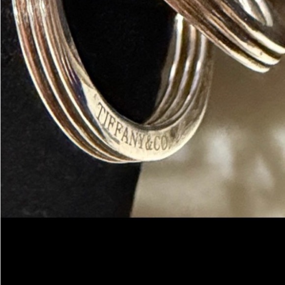 Tiffany & Co. Classic Silver Hoop Earrings - Picture 13 of 13